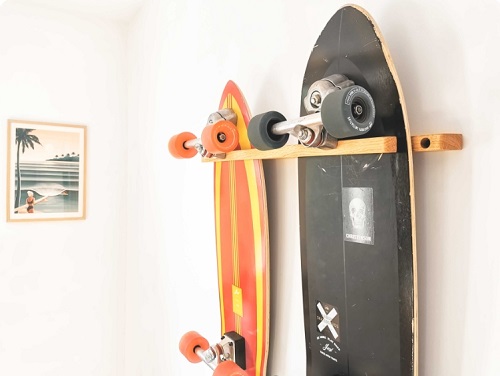 Mount Skateboard on  wall
